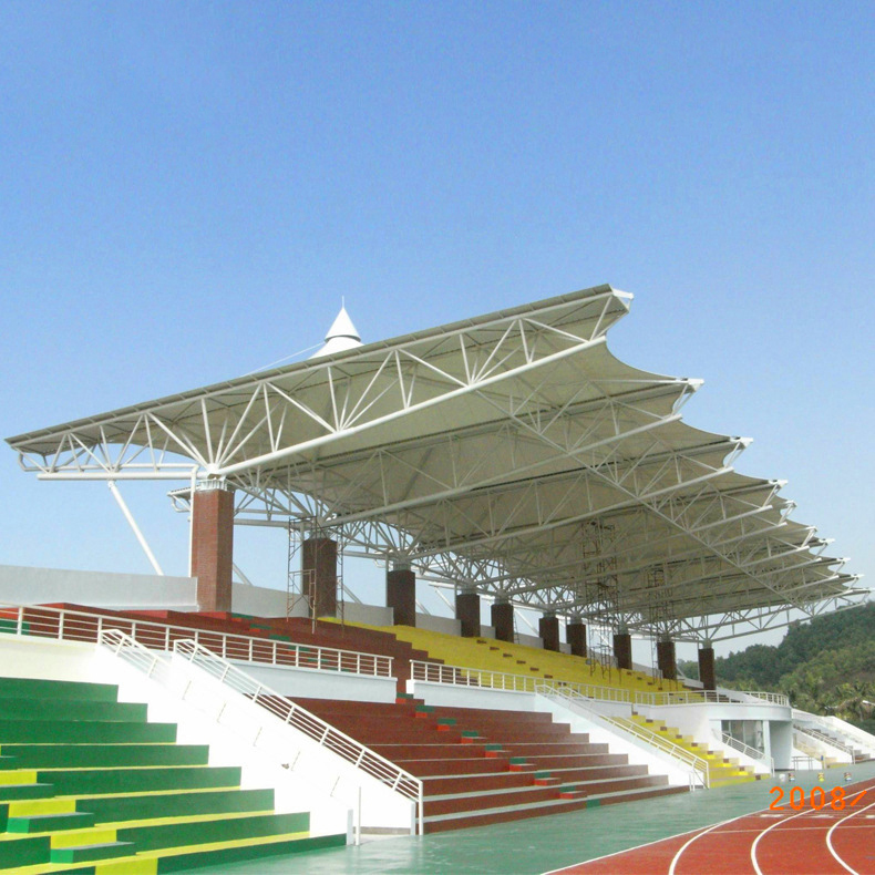膜结构体育看台雨蓬