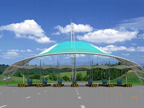 收费站膜结构设计